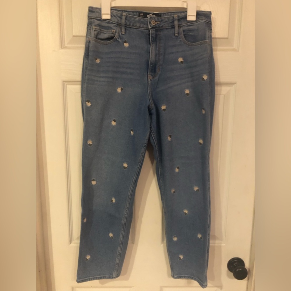 Hollister 13R jeans with “flowers”